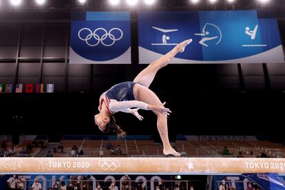 La ausencia de Biles dejó a Lee la oportunidad de debutar en unos Juegos colgándose hasta tres medallas.