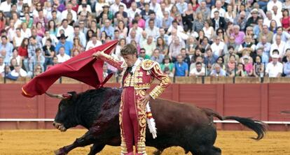 El diestro Manuel Escribano en la Feria de San Miguel de 2014.