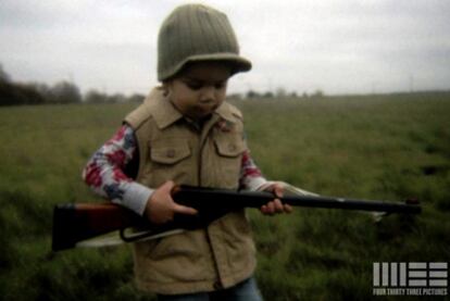 Fotograma del cortometraje <i>Charlie and the rabbit. </i>