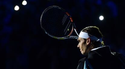 Nadal se despide de los aficionados del O2 de Londres.