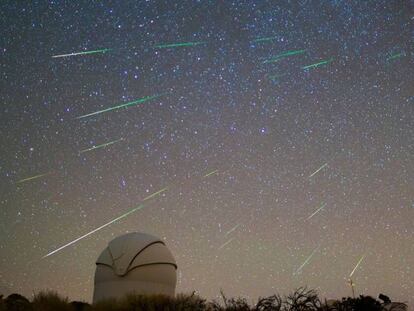 Perseidas Lluvia Estrellas