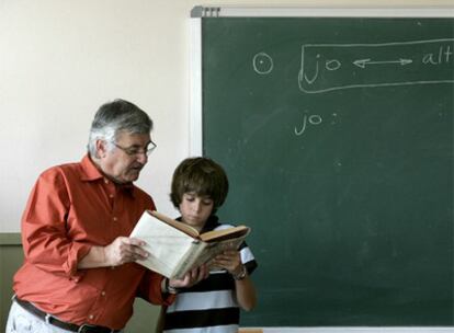 Clase de Educación para la Ciudadanía en el instituto Infanta de Aragón de Barcelona.