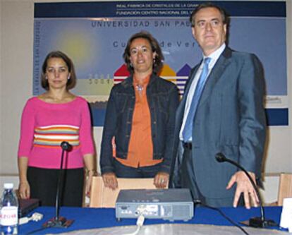 MªLuisa Sánchez, Sara Bueno y Javier Morillas.