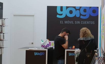 Una tienda de Yoigo.