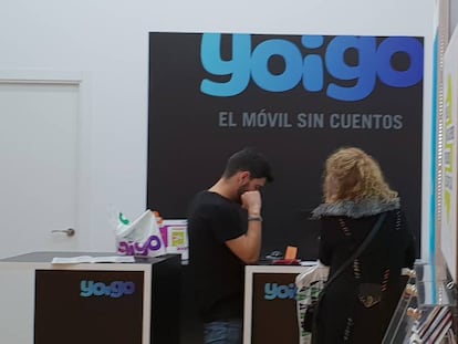 Una tienda de Yoigo.