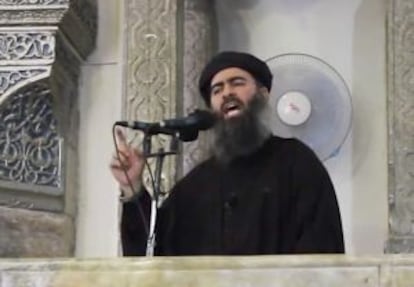 El líder del Estado Islámico, Abubaker al Bagdadí.