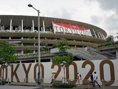 El Estadio Nacional de Tokio.