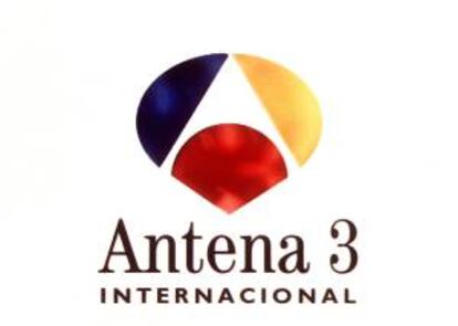 Logotipo tricolor de la cadena privada Antena 3 de televisión, en su sección de internacional. EFE/Archivo
