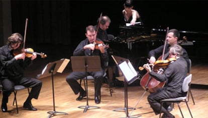 Cuarteto de profesores de la Orquesta de Valencia.