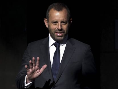 El expresidente del FC Barcelona Sandro Rosell, en una foto de archivo.