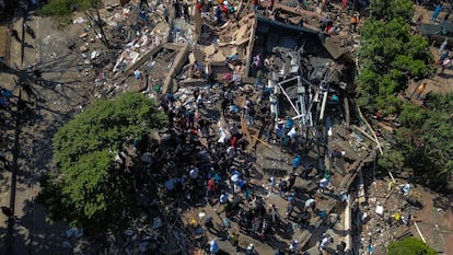La devastación en Cali tras el terremoto vista desde el aire