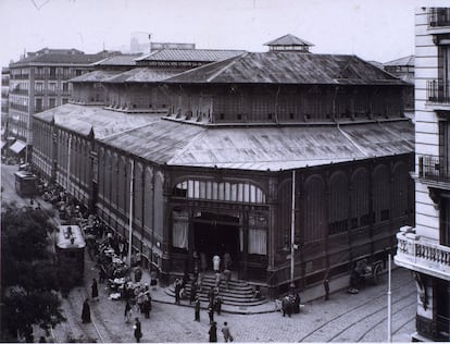 1929 (aproximadamente). Mercado de la Cebada.
