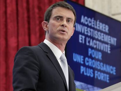 El exprimer ministro franc&eacute;s socialista, Manuel Valls.