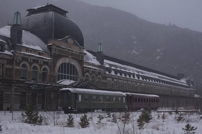 View of Canfranc station. 