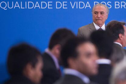 El presidente brasile&ntilde;o Michel Temer.