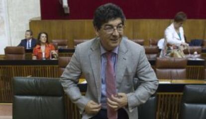 El vicepresidente de la Junta de Andalucía, Diego Valderas, de IU.