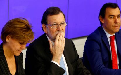 Mariano Rajoy preside la reuni&oacute;n de la Junta Directiva Nacional del Partido Popular.