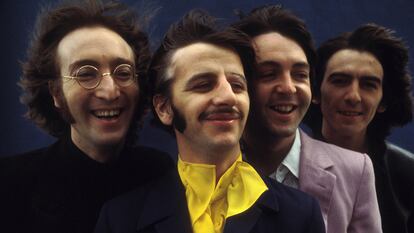Los Beatles, en una foto de Don McCullin, en Londres en julio de 1968.
