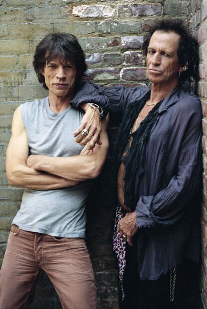 Mick Jagger y Keith Richards