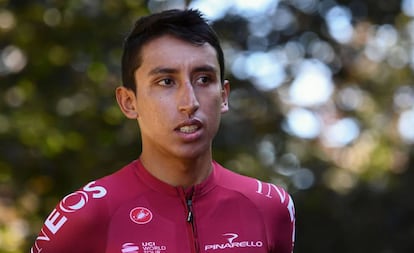 Egan Bernal, este jueves.