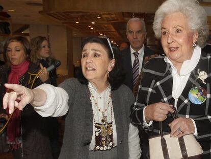 Imatge d'arxiu de Pilar de Borbó, amb María Pepa de la Serna, de Nuevo Futuro.