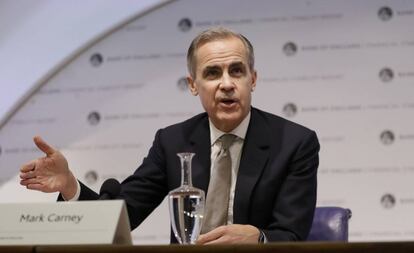 Mark Carney, gobernador del Banco de Inglaterra,