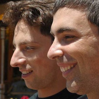 Larry Pages (a la derecha) y Sergey Brin, cofundadores de Google.