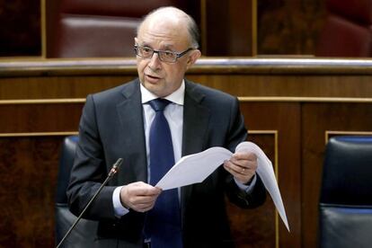 Finance Minister Cristóbal Montoro.