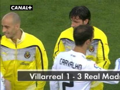 Villarreal, 1; Real Madrid, 3