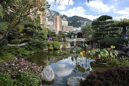 Jardín japonés, en la avenida Princesse Grace.