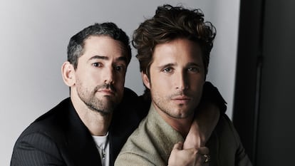 Los actores mexicanos Luis Gerardo Méndez y Diego Boneta.