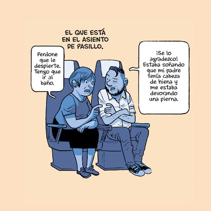 EL VIAJERO GUIA 2024 COMIC DORMIR AVION