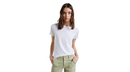 camisetas blancas mujer