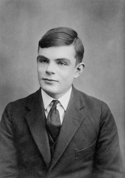 El matemático Alan Turing en 1928.