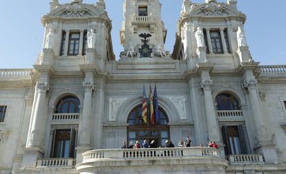 Fachada del Ayuntamiento de Valencia.