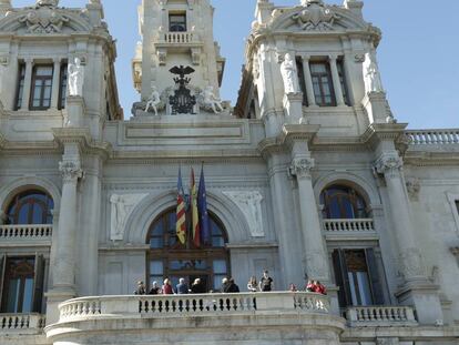 Fachada del Ayuntamiento de Valencia.