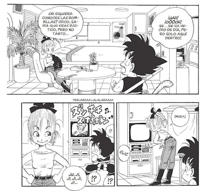 Cartoni tratti da 'Dragon Ball', di Akira Toriyama, forniti dalla casa editrice Planeta.