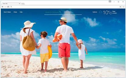 Cada vez que abramos una nueva pestaña en Chrome veremos nuevos fondos de pantalla del verano 2017