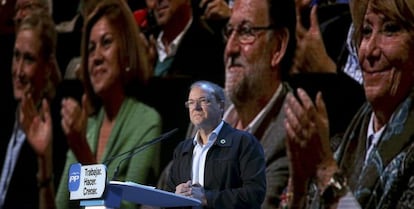 El presidente de Extremadura y candidatdo del PP para su reelecci&oacute;n, Jos&eacute; Antonio Monago.