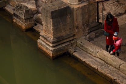 Las termas romanas de Bath (Reino Unido).