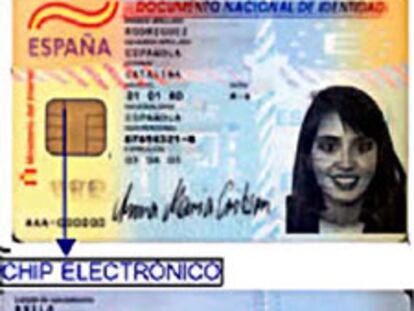 El nuevo DNI electrónico ofrecerá este aspecto.