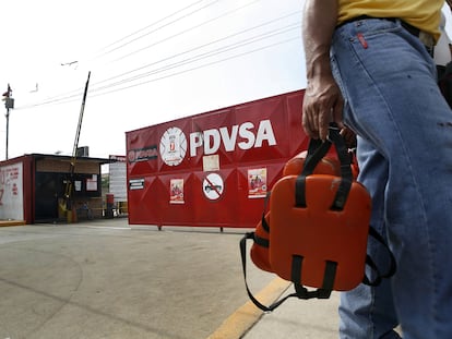 Instalaciones de la industria petrolera PDVSA en la ciudad de Maracaibo, Venezuela el 27 de diciembre de 2019.