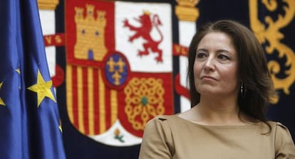 Carmen Crespo, el día de sus toma de posesión como delegada del Gobierno.