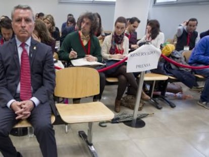El torero José Ortega Cano, durante el juicio por el accidente mortal.
