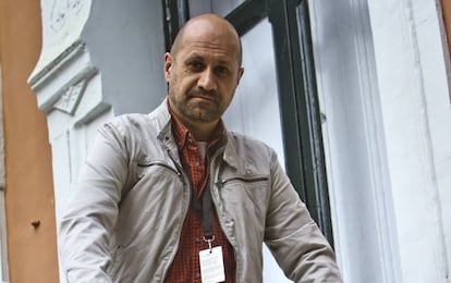El director uruguayo Enrique Buchichio autor de la película 'Zanahoria', ganadora del Festival de Cine Iberoamericano de Huelva.