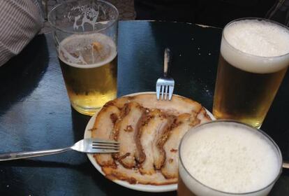 Chicharrón de Cádiz en la Bodega San José