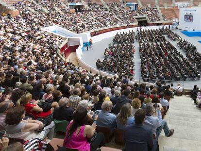 Graduación de alumnos de la UNIR, celebrada en Logroño en 2018.