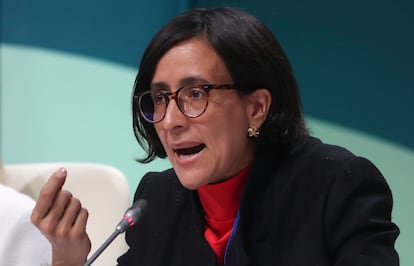 La ministra de Medio Ambiente de Colombia, Susana Muhamad, el sbado en la COP29, en Bak. 