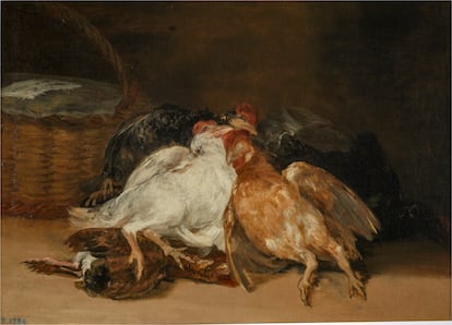 Aves muertas, de Goya.