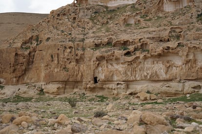 La cueva de Nahal Hemar en Israel.                               